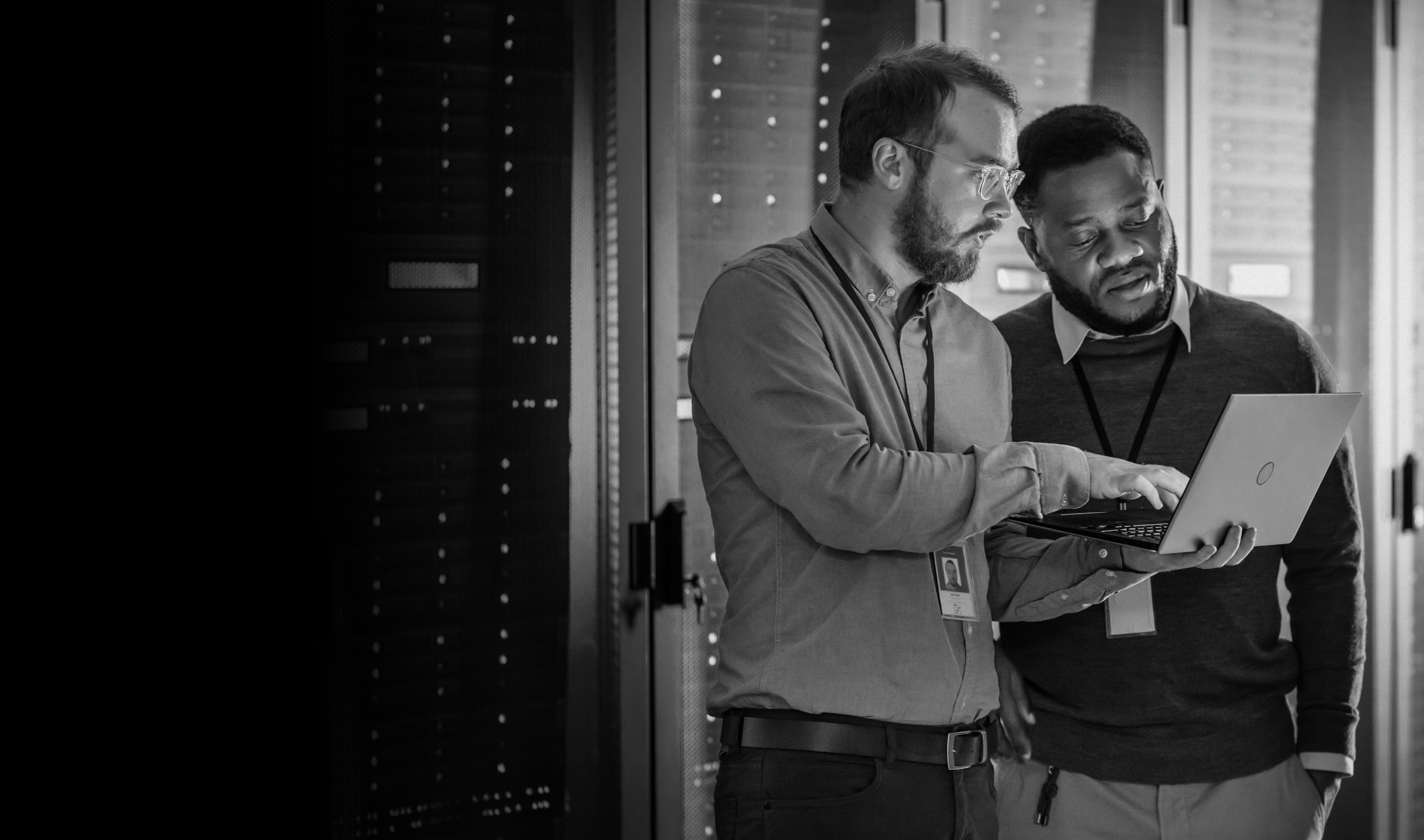 An expert IT maintenance team