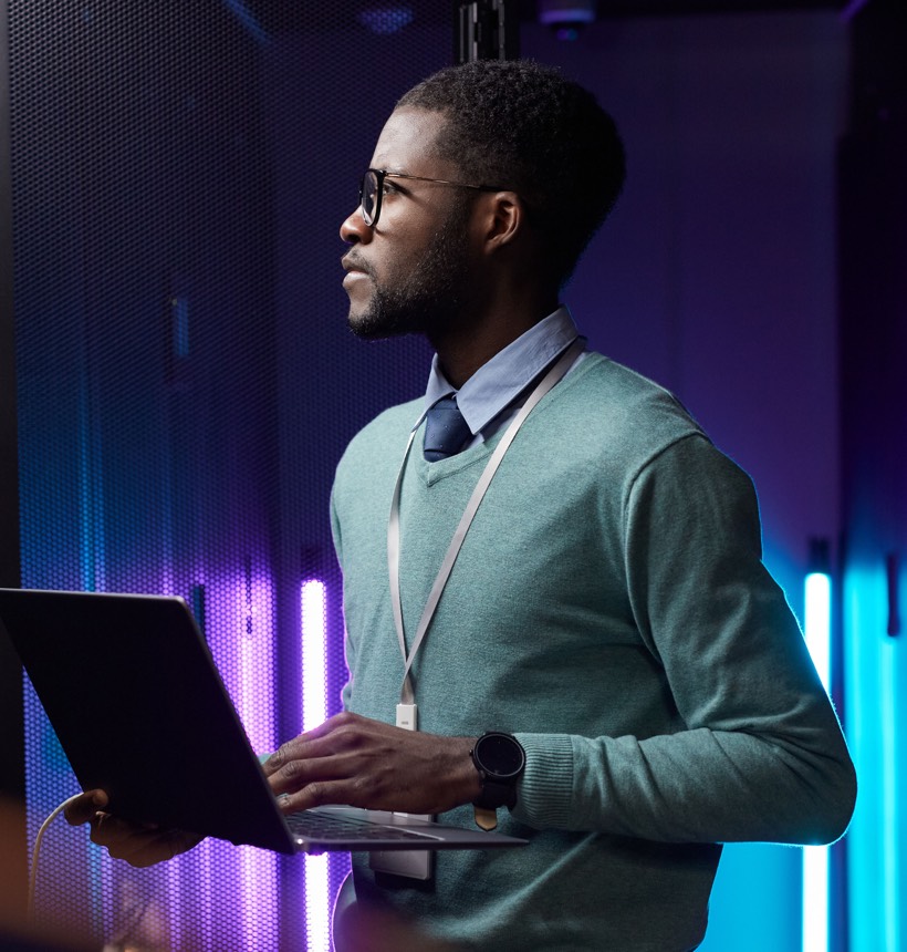 An IT Professional Services team member